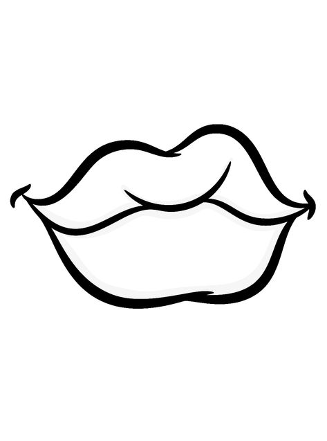 Lips - Lol Coloring Pages Drawing Coloring Pages, Lol Coloring Pages, Lol Coloring, Art Pdf, Spring Coloring Pages, Lips Drawing, Easy Coloring Pages, Flower Coloring Pages, Lip Art