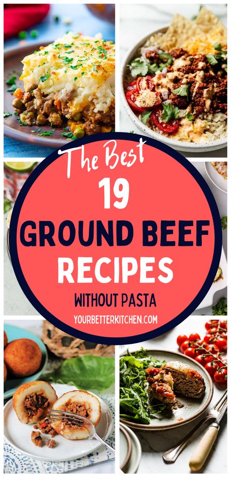 Healthy Ground Beef Recipes, Stovetop Chili, Best Ground Beef Recipes, Nutritious Lunch, Beef Sandwich Recipes, Easy Ground Beef Recipes, Traditional Pasta, Healthy Ground Beef, Healthy Budget