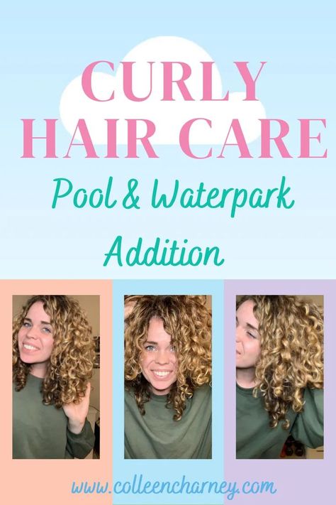 Restore Curly Hair, Water Park Hair, Damaged Curly Hair, Natural Hair Shampoo, Curly Hair Care Routine, Pool Hairstyles, Curly Girl Method, Hair Starting, Waterpark