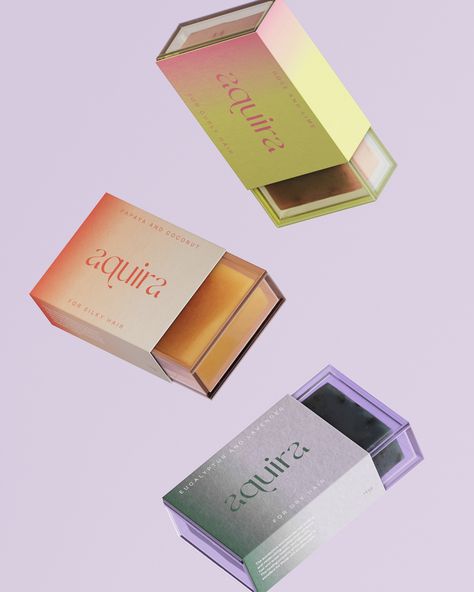 Solid Perfume Packaging, Drawer Packaging, Venus Project, Shampoo Packaging, Kylie Skin, Beautiful Gradient, Modern Packaging, Cosmetic Packaging Design, 타이포그래피 포스터 디자인