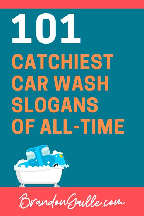 101 Catchy Car Wash Slogans and Taglines - BrandonGaille.com Car Wash Fundraiser Ideas, Car Wash Ideas, Car Wash Sign Ideas, Car Wash Signs Posters Ideas, Carwash Posters Ideas, Car Wash Signs, Carwash Ideas, Car Wash Quotes, Car Wash Business Plan