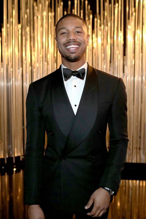 Michael B Jordan Tuxedo, Unique Groom Tuxedo, Men’s Tuxedo, Men's Tuxedo Styles, Tuxedo Styles, Terno Slim Fit, Business Casual Dress Code, Business Dress Women, Double Breasted Tuxedo