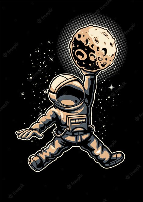 Premium Vector | Basketball astronauts Basketball Doodle, Astronaut Graffiti, Basketball Graffiti, Basketball Illustration, Hiphop Graffiti, Half Sleeve Tattoos Drawings, Tattoo Sleeve Designs, Half Sleeve Tattoo, Moon Art