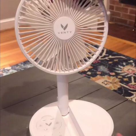 Venty Portable Fan | 😀Your perfect summer travel buddy! Venty is a foldable travel essential designed to keep you cool wherever you need it. ✔️ As previously seen on... | By Venty Fan Houseboat Remodel, Living In A Tent, University Essentials, Gadgets For Women, Wall Balls, Travel Buddy, Craft Room Design, Fan Portable, Firm Mattress