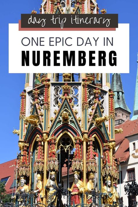 One Epic Day in Nuremberg: How to Day Trip to Nuremberg from Munich Things To Do In Nuremberg Germany, Germany Travel Destinations, Christmas Markets Germany, Viking Cruise, Regensburg Germany, Munich Travel, River Cruises In Europe, Christmas In Germany, Christmas Cruise