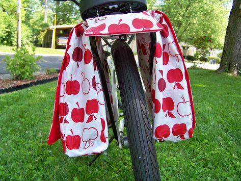 Bike Panniers Pattern, Pendleton Bike, Bicycle Bag Pattern, Dutch Bicycle, Bicycle Panniers, Bike Panniers, Free Sewing Pattern, Pannier Bag, Bicycle Bag