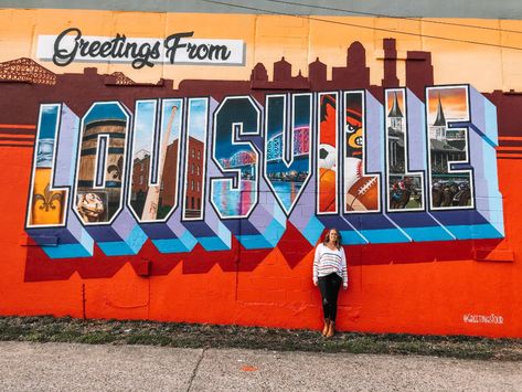 Louisville Kentucky Murals, Hot Dog Place, Flower Mural, Tree Furniture, Wanderlust Photography, Street Mural, University Of Louisville, Churchill Downs, Red Tree