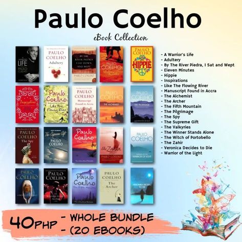 Paulo Coelho Books, Warrior Of The Light, Books Collection, Pilgrimage, Book Collection, Book Aesthetic, Books To Read, Wattpad, Healing