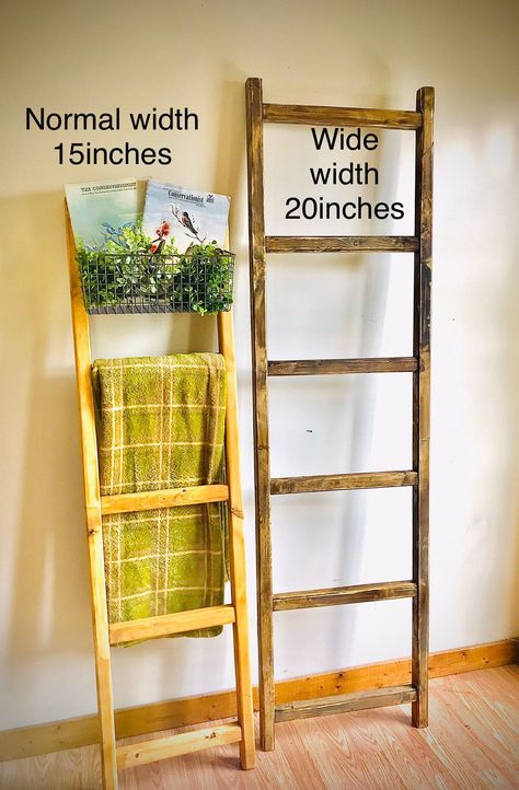 Farmhouse Blanket Ladder, Quilt Racks, Wood Blanket Ladder, Wooden Blanket Ladder, Blanket Ladders, Quilt Ladder, Farmhouse Blankets, Rustic Blankets, Blanket Rack