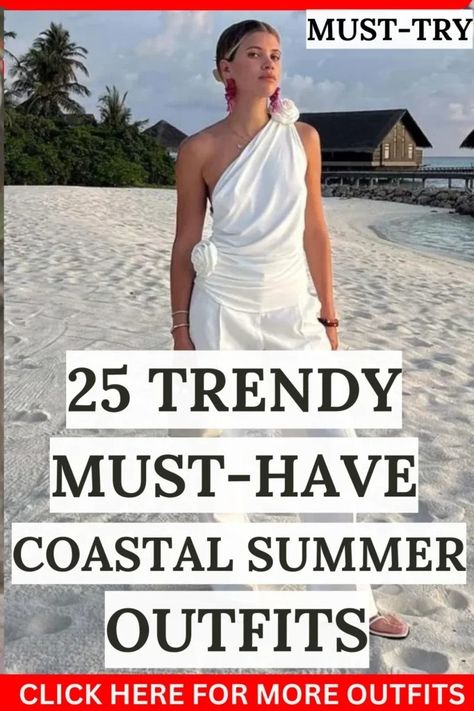 25 Best Coastal Summer Outfits: What to Wear in Seaside Florida to Amalfy 34 Coastal Party Outfit, Coastal Casual Outfit, Coastal Fashion Summer, Coastal Summer Outfits, Coastal Outfits, Seaside Dinner, Coastal Clothing, Nantucket Beach, Town Outfits