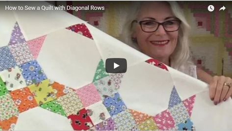 Quilting Shortcuts, Scrappy Quilting, Sew A Quilt, Pretty Quilts, Snowball Quilts, Row Quilt, Quilting Tutorial, Jelly Roll Quilts, Binding Tutorial