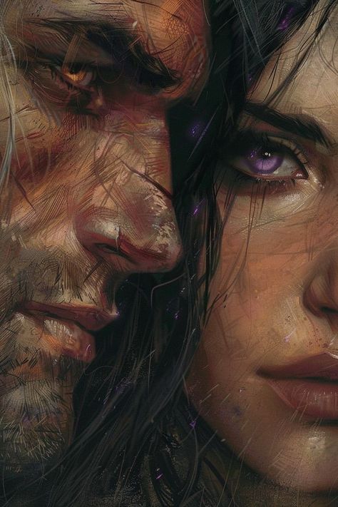 Witcher Wallpaper, Witcher Art, Yennefer Of Vengerberg, Geralt Of Rivia, Romance Art, Arte Inspo, Fantasy Aesthetic, Arte Fantasy, The Witcher