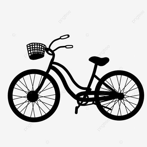 Drawing Bicycle, Bicycle Clipart, Bicycle Drawing, Drawing Black And White, White Bike, Lip Drawing, Bike Pictures, Drawing Png, Black And White Cartoon