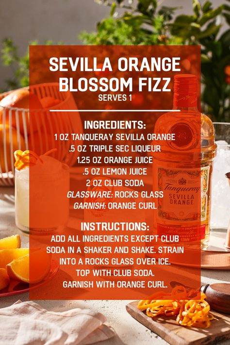 Tanqueray Sevilla Orange’s vibrant, citrus-packed taste is perfect for toasting to your friend with rooftop access or a sunny backyard. The gin’s deep orange flavor makes simple cocktails exciting and vibrant. Grab a bottle for your next happy hour and swipe for an inspirational serve. Tanqueray Sevilla Orange Cocktail, Tanqueray Sevilla Cocktail, Tanqueray Sevilla Gin Cocktails, Tanqueray Gin Cocktails, Rooftop Access, Sunny Backyard, Simple Cocktails, Tanqueray Gin, Orange Cocktails