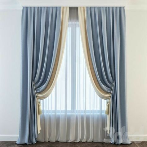 Living Room Curtains With Blinds, Curtain Designs For Bedroom, Blinds Ideas, Curtains Living Room Modern, Classic Curtains, Window Curtains Bedroom, Living Room Curtains, Plain Curtains, The Curtains