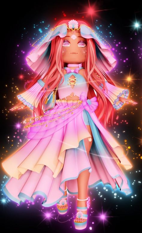 Summer Fantasy Set Royale High, Hello Kitty Crafts, Aesthetic Roblox Royale High Outfits, Slenderman, Royal Outfits, Royale High, Fantasy Setting, Digital Art Anime, Summer Set