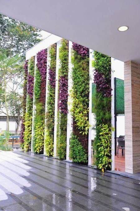 Artificial Grass Wall Outdoor, Vertical Garden Ideas, Artificial Grass Wall, Vertical Garden Design, Wall Outdoor, Vertical Garden Wall, Grass Wall, Pergola Design, Vertical Gardens