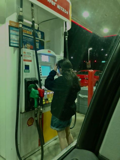 Quick Trip Gas Station Aesthetic, Granny Picture, Inside Gas Station, At The Gas Station, Car At Gas Station At Night, Bad Candy, Cars At Gas Station, Itunes Card, Hospital Admit Hand Pics