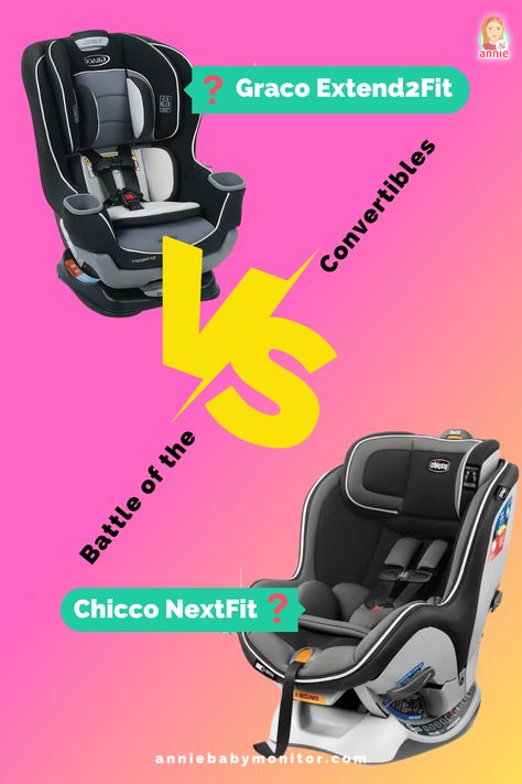 This should help you make the best choice for you and your baby. I’ll be giving you an insight into two of the most popular convertible car seats in the market–Graco Extend2Fit and Chicco NextFit. Graco Extend2fit, Chicco Car Seat, Graco Car Seat, Convertible Car, Convertible Car Seat, Baby Monitor, Baby Sleep, Car Seat, Convertible