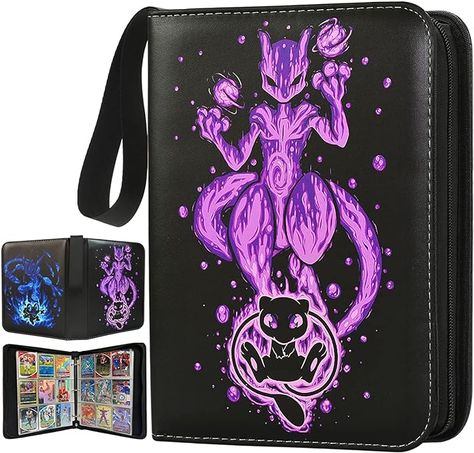 Amazon.com: Card Binder for Pokemon Cards Holder 9-Pocket, Trading Binders for Card Games Collection Case Book Fits 900 Cards With 50 Removable Sleeves Display Storage Carrying Case : Toys & Games Colored Popcorn, Wristband Design, Trading Card Storage, Removable Sleeves, Cards Holder, Kids Gift Guide, Pokemon Trading Card, Pocket Cards, Display Storage