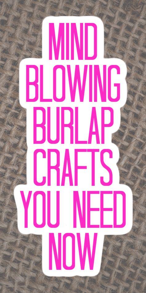 Burlap Crafts Rustic, Diy Burlap Bags, Hessian Crafts, Country Craft Ideas, Burlap Crafts Diy, Twine Crafts, Burlap Wreath Diy, Burlap Projects, Burlap Decor