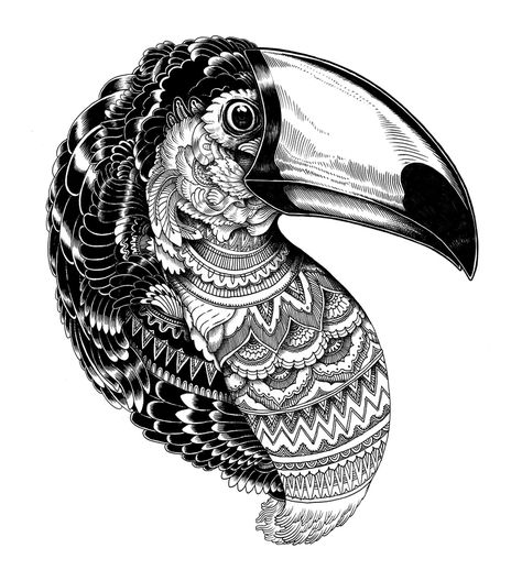 Illustration Agency: Iain Macarthur Drink Making, Zentangle Animals, Ink Doodles, Tattoo Old School, Black And White Illustrations, Ink Artwork, South London, Black And White Illustration, Zentangle Art