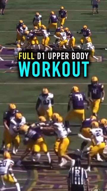 Coach Isaac on Instagram: "Full D1 FB🏈 Workout🔥 This upper body day will get you that upper body explosiveness you need for BIG HITS on the field💥🧪 This is just one of 64+ Workouts that can be found in my 5⭐️ FB Package Winter Training Edition❄️ You can also find my D1 Field Workout and D1 FB Nutrition Plan with some other elite plans in there as well💥💯 They are ALL on sale 50% OFF until Christmas Day🎄🎅 #football #footballplayer #americanfootball #sports #d1 #d1football #d1offer #d1bound Field Workout, Upper Body Day, Football Workouts, Winter Training, Football Drills, Nutrition Plan, Nutrition Plans, Upper Body Workout, Christmas Day