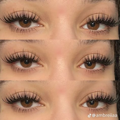 Double Classic Lashes, Hybrid Lash Extensions Round Eyes, Hybrid Wet Set Lashes, Russian Hybrid Lashes, Eyelash Extensions Round Eyes, Round Eyes Lash Extensions, Volume Lash Extensions Styles, Open Eye Lash Extensions, Glamour Makeup Looks