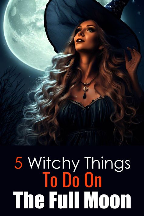 5 Witchy Things To Do On The Full Moon Full Moon Magic, Full Moon Spells Witchcraft, Witchy Things To Do On A Full Moon, How To Make Moon Water Witchcraft, Witch Moon Water, Why Charge Crystals In Full Moon, Full Moon Moon Water, Full Moon Spells, Witch Powers