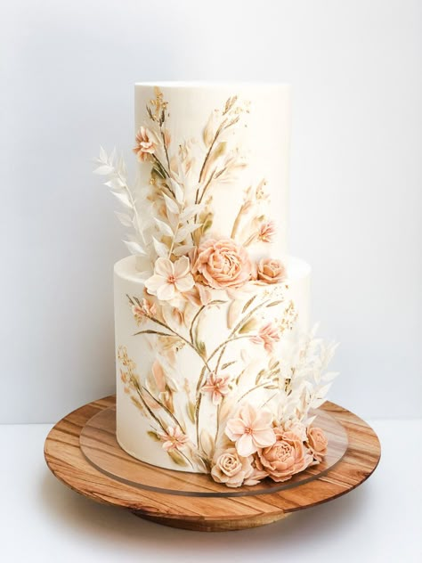 Unique Wedding Cake Ideas, Autumn Wedding Cakes, Unique Wedding Cake, Dream Wedding Cake, Unique Wedding Cakes, Elegant Wedding Cakes, Kue Ulang Tahun, Wedding Cake Inspiration, Cake Inspo