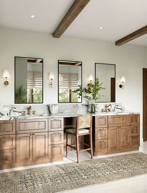 Spanifornia Style, Antique Farmhouse Bathroom, Santa Barbara Bathroom, Vintage Bathroom Faucet, Contemporary Powder Room, Neutral Interior Design, Santa Barbara Style, Spanish Home, Vanity Faucet