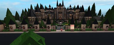 Bloxburg Palace, Bloxburg Castle, Bloxburg Designs, Bloxburg School, Bloxburg Homes, Castle Layout, Castle House Design, Castle Ideas, Roblox House