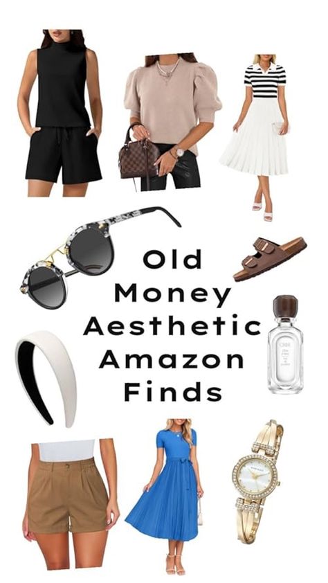 Check out this photo from Ashley Semrick Aesthetic Amazon, Sorority Rush, Casual Tanks, Classic Trench Coat, Money Aesthetic, Womens Tops Summer, Old Money Aesthetic, Timeless Accessories, Fall Fashion Trends