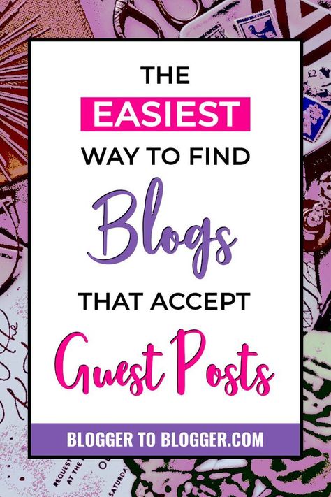 The easiest way for bloggers to find blogs that accept guest posts. Collaborate with other bloggers, get featured on other blogs, and grow your audience! Find blogging opportunities at Blogger to Blogger! #bloggertoblogger #blogging #bloggers Blog Strategy, Blogging 101, Blogger Tips, Guest Blogging, Blog Tools, Best Blogs, Successful Blog, Guest Posting, Guest Post