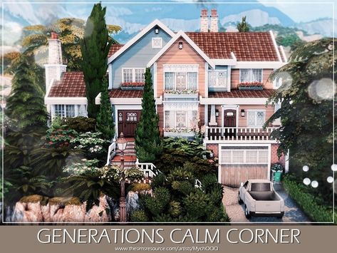 The Sims Resource - Generations Calm Corner Living Room Sims 4, Pool Gazebo, Sims 4 House, Calm Corner, The Sims 4 Lots, Luxury Beach House, Dream Mansion, Sims 4 House Design, Casas The Sims 4