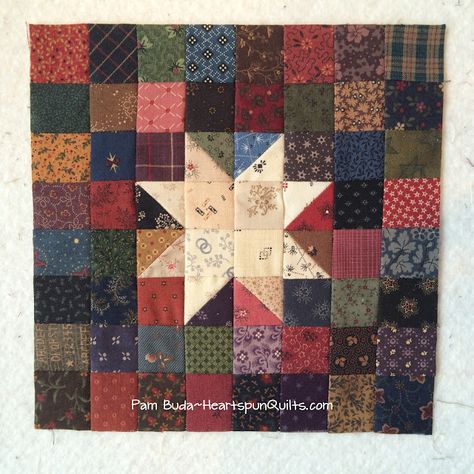 Pam Buda Quilts, Placemat Ideas, Small Quilt Projects, Pam Buda, Primitive Quilts, Flannel Quilts, Scrap Quilt Patterns, Miniature Quilts, Star Quilt Blocks