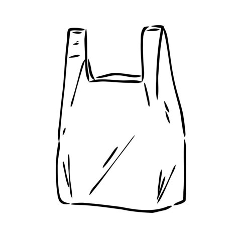 How To Draw Plastic Bag, Plastic Bag Sketch, Plastic Bag Tattoo, Cottagecore Graphics, Plastic Bag Illustration, Plastic Bag Drawing, Forest Protector, Object Heads, Bag Illustration