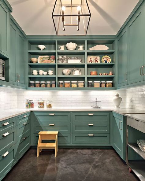 Walk-In Pantry Plans - A Thoughtful Place Pantry Plans, Farmhouse Pantry, Butler’s Pantry, Pantry Remodel, Fancy Kitchens, Kabinet Dapur, Butlers Pantry, Diy Pantry, Farmhouse Kitchen Cabinets