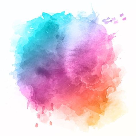 Abstract background with a colourful wat... | Free Vector #Freepik #freevector #background #abstract-background #watercolor #abstract Free Texture Backgrounds, Watercolour Texture, Colourful Watercolour, Doodle Wall, Watercolor Splatter, Watercolour Texture Background, Rainbow Painting, Muslin Backdrops, Event Poster Design