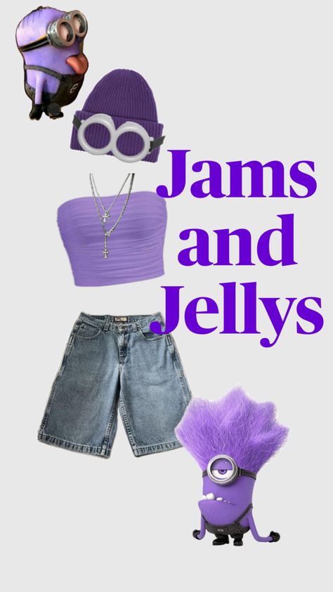 Purple Minion Outfit, Purple Minion Costume Diy Women, Minion Costumes Women's, Purple Minion Halloween Costume, Purple Minion Costume, Minions Halloween, Diy Minion Costume, Halloween Rave Outfits, Minion Outfit