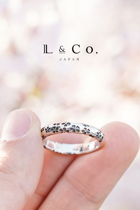 Japan’s national flower. Featuring traditional Wagara patterns. Embrace nature’s timeless elegance with every wear.   #sakura #sakuraring #ringstack #rosegoldjewelry Sakura Ring, Sakura Pattern, Spiritual Beauty, Flower Language, National Flower, Sakura Flower, Embrace Nature, Pattern Ring, Rose Gold Jewelry