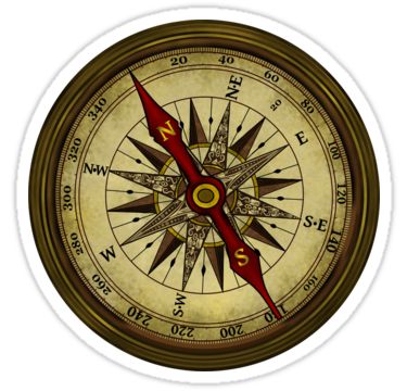 "Compass" Stickers by ChePanArt | Redbubble Compass Sticker, Compass Design, Compass, Wall Clock, Things To Think About, Clock, T Shirts, Art Prints, For Sale