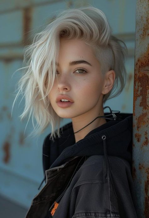 Pixie Hairstyles With Undercut, Haircut Tips, Edgy Short Haircuts, Haircut Tip, Edgy Haircuts, Men Hair Color, Trends For 2024, Edgy Short Hair, Punk Hair