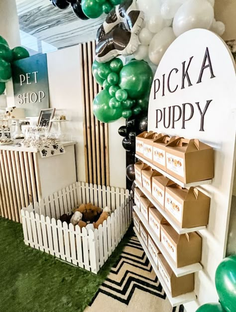 Adopt A Puppy Party, Dog Adoption Party, Pet Adoption Birthday Party, Puppy Party Favors, Adopt A Puppy, Dog Themed Birthday Party, Dog Themed Parties, Puppy Birthday Parties, Adoption Party