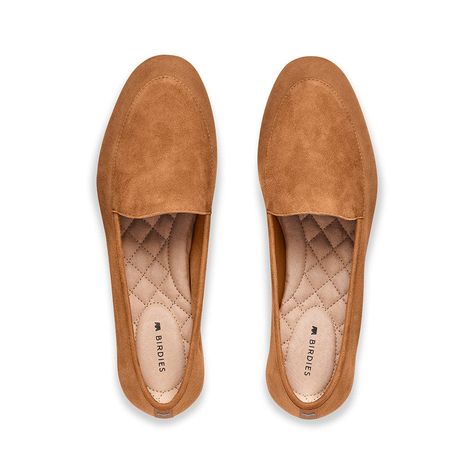 Suede Loafers Women, Brown Suede Loafers, Loafers Outfit, Timeless Shoes, Comfy Flats, Brown Loafers, Most Comfortable Shoes, Suede Flats, Comfortable Flats