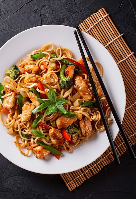 Learn How to Cook Chow Mein Recipe For Free | Recipes You'll Love, Made Easy! Easy Chow Mein Recipe, Trendy Recipes, Chow Mein Recipe, Chinese Cooking Wine, Chicken Chow Mein, Yummy Dishes, Food Decor, How To Cook Beans, Savory Chicken