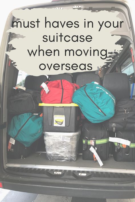 Packing For Overseas Move, What To Pack When Moving Abroad, Packing Tips Moving Abroad, Packing To Move Abroad, Moving Abroad Packing List, Moving Internationally, Teaching Abroad, Vacation Packing Tips, Retire Abroad