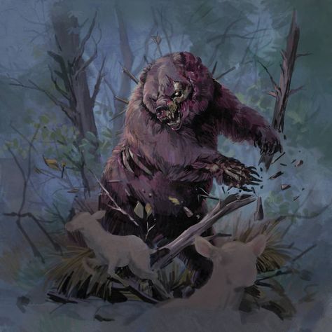 Zombie Bear by Eedenartwork on DeviantArt Zombie Bear, Zombie Wallpaper, Bear Sketch, Zombie Army, Zombie Monster, Zombie Art, Bear Drawing, Creature Drawings, Bear Art