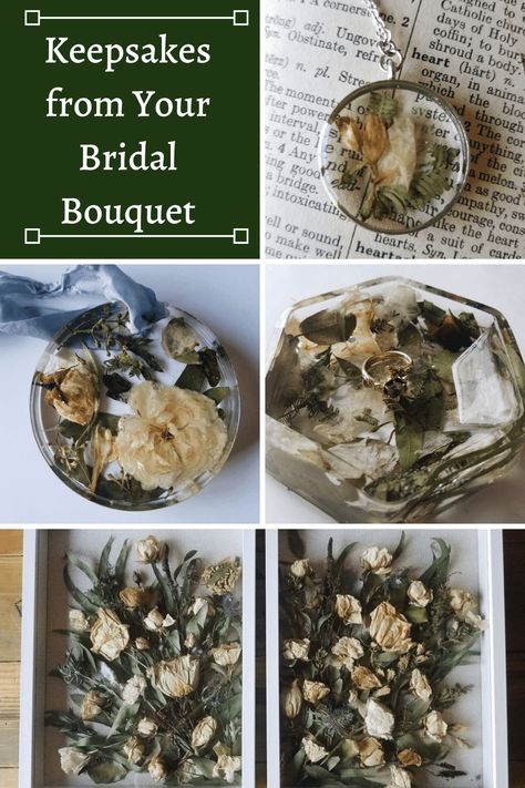 Wedding Flowes, Dried Bridal Bouquet, Flowers Pressed, Creating Keepsakes, Flower Places, After The Wedding, Dried Bouquet, Bouquet Bridal, Ivory Flowers