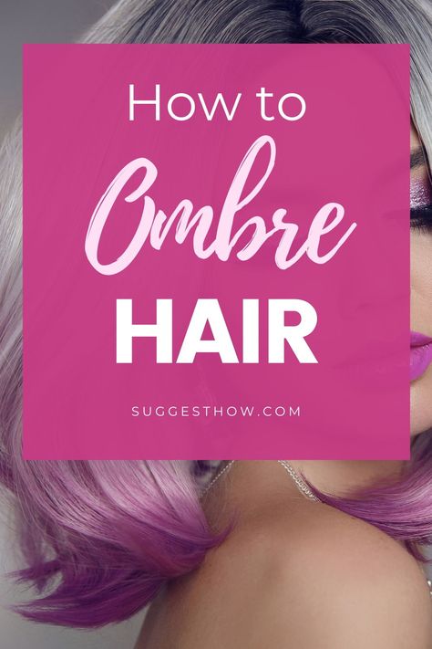 How To Blend Hair Color, How To Dye Hair At Home Ombre, Ombre At Home Diy Hair, How To Dye Hair Multiple Colors At Home, Diy Purple Balayage At Home, Diy Ombre Hair At Home Step By Step, Accent Hair Color Placement, How To Do Purple Highlights At Home, How To Color Your Own Hair At Home